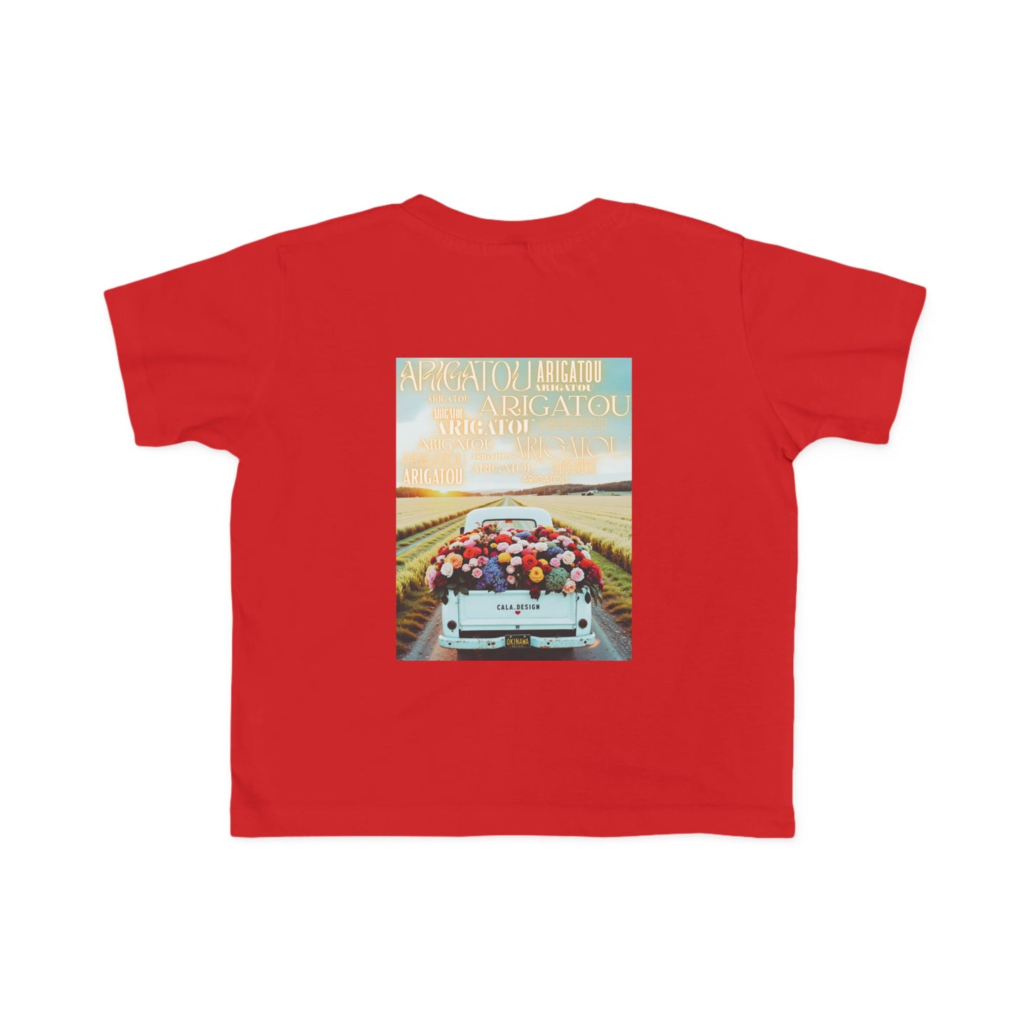 "ありがとうの花束トラック"ジャージーキッズT-shirt 7 colors