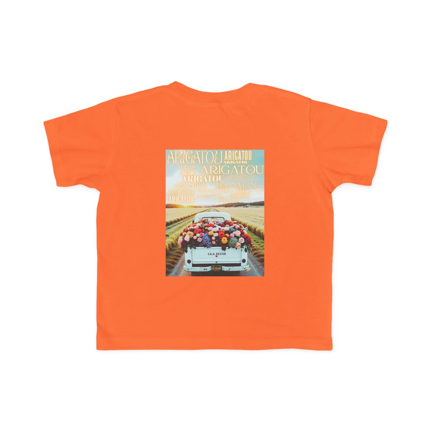 "ありがとうの花束トラック"ジャージーキッズT-shirt 7 colors