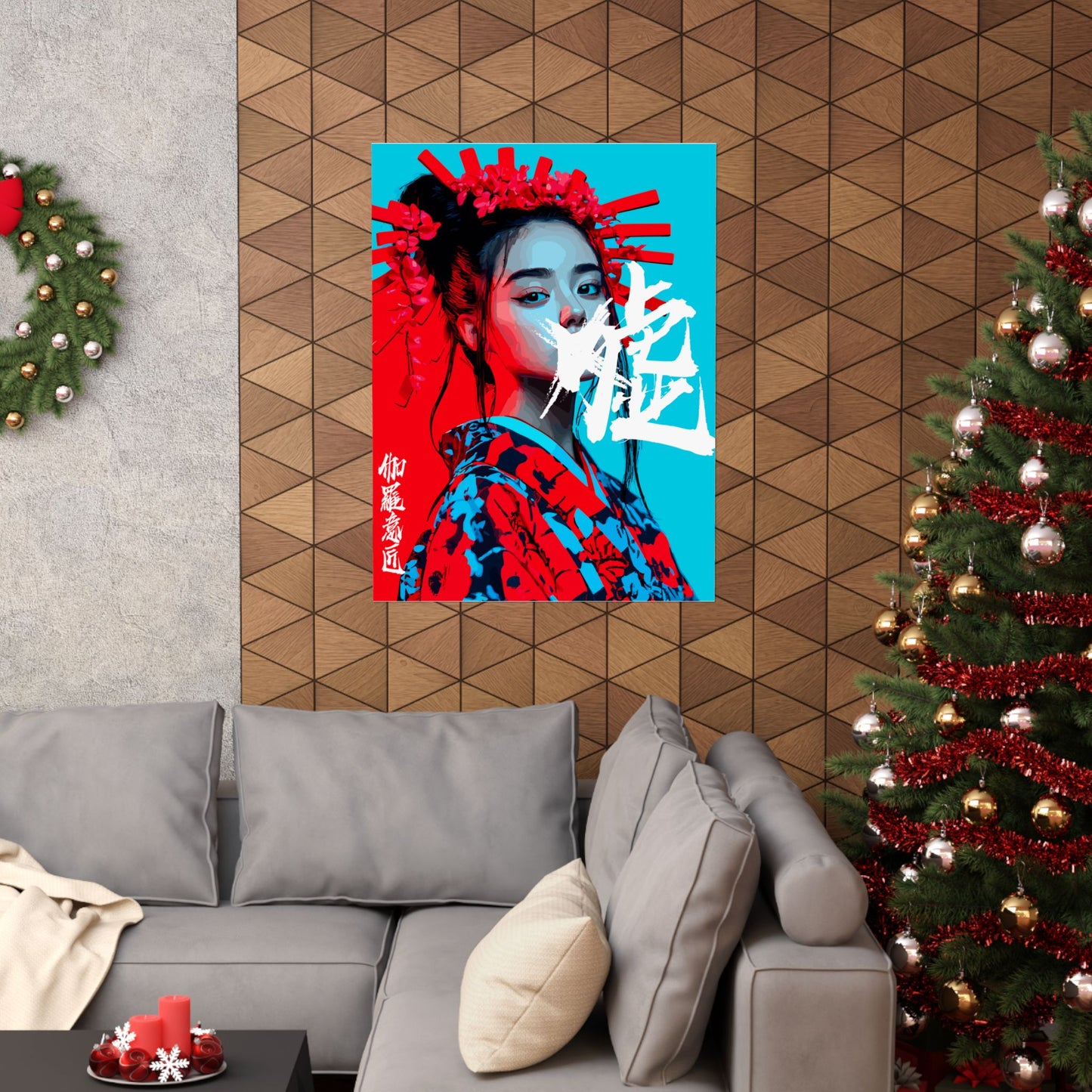 Kyogi Japanese Inspired Matte Vertical Posters with Design, Minimalist Home Decor, Wall Art Print.
