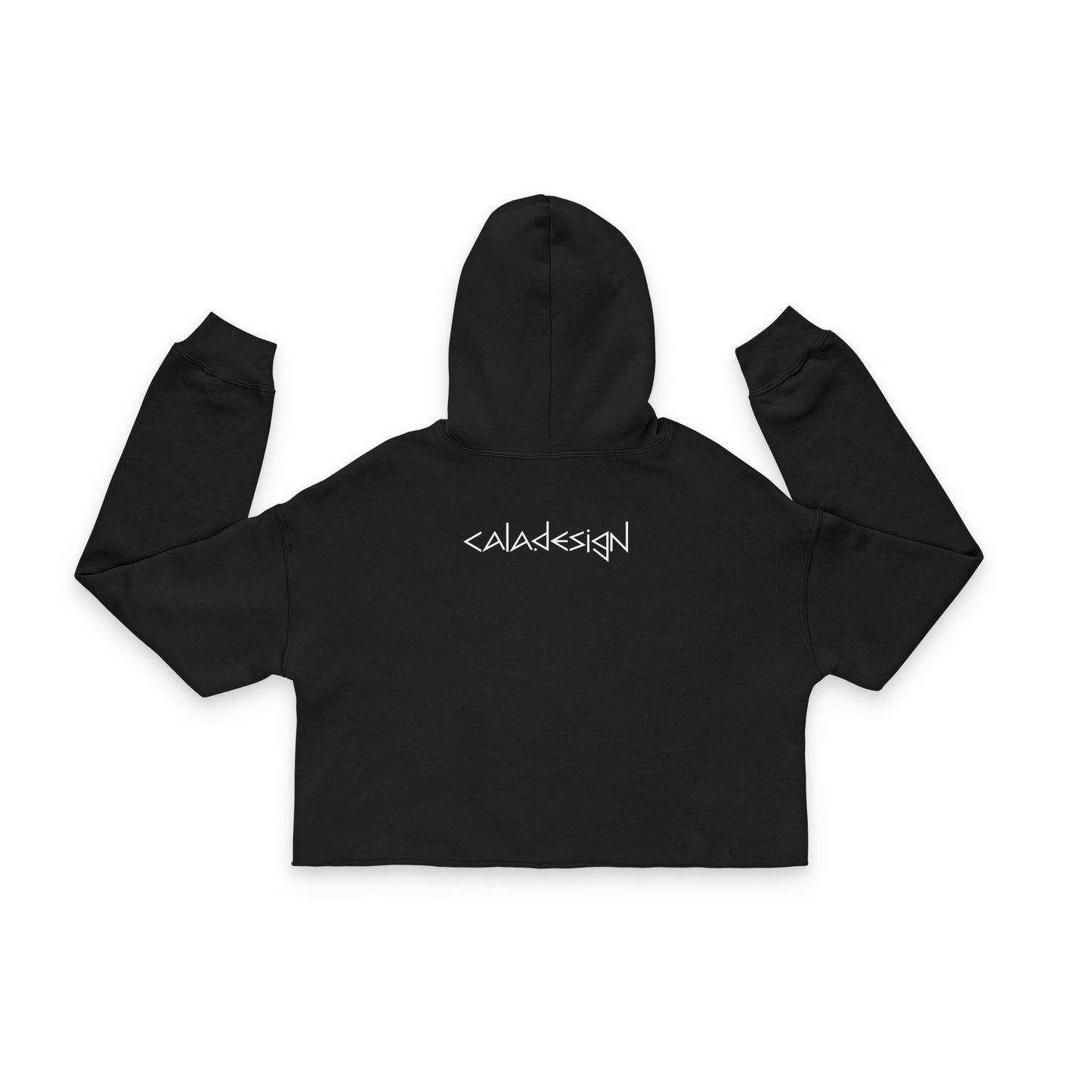 "真実と虚偽" Cropped Women's Sweatshirt Hoodie