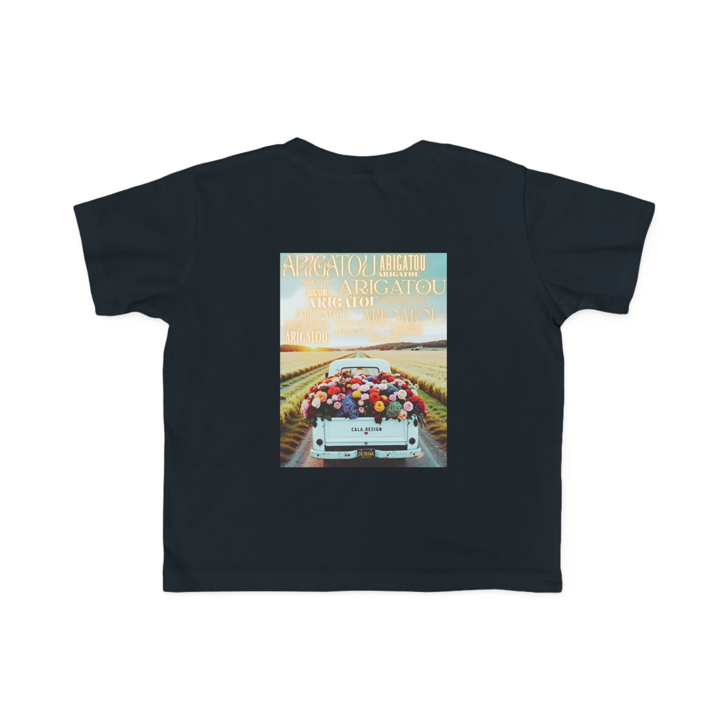 "ありがとうの花束トラック"ジャージーキッズT-shirt 7 colors