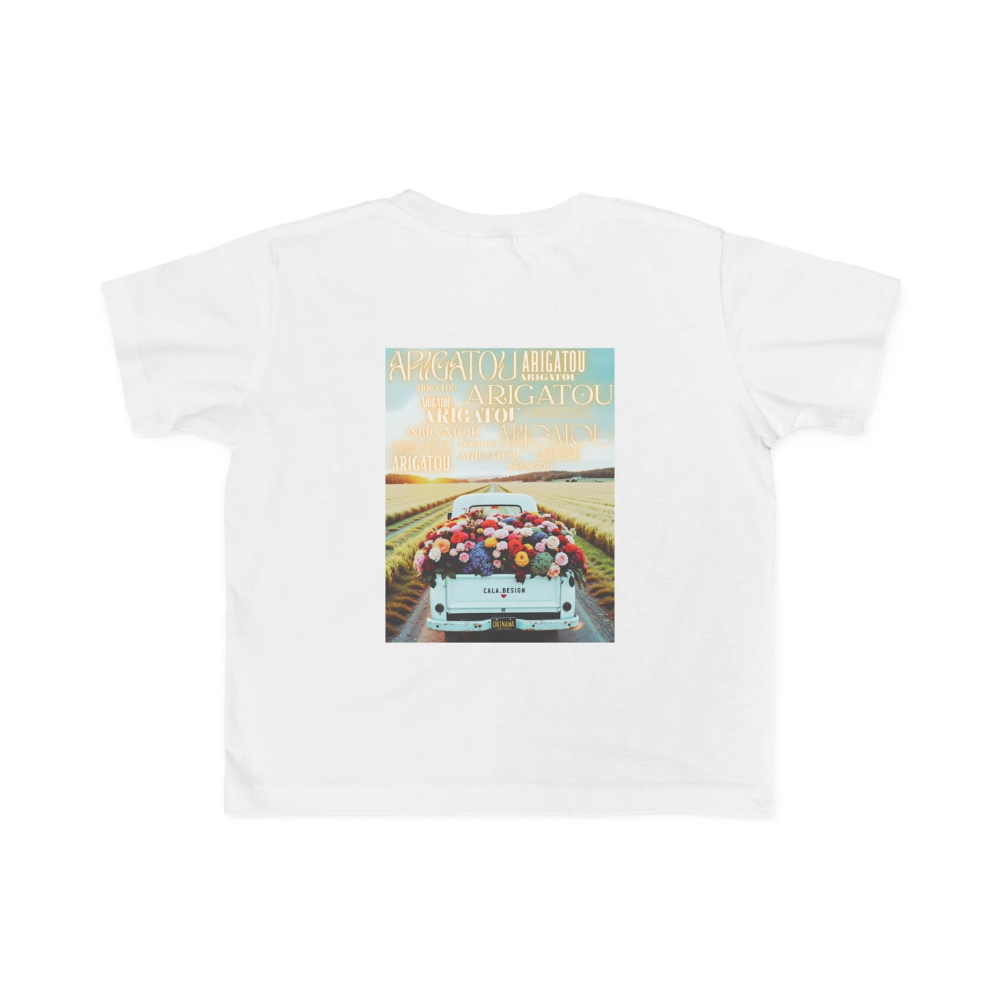 "ありがとうの花束トラック"ジャージーキッズT-shirt 7 colors