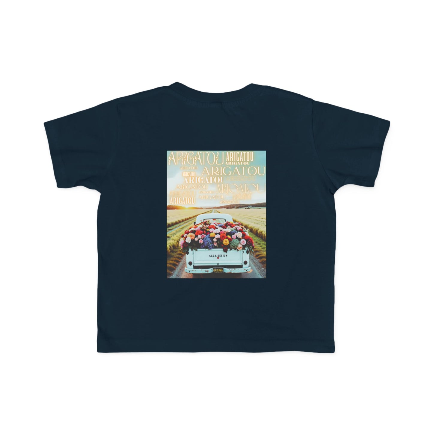"ありがとうの花束トラック"ジャージーキッズT-shirt 7 colors