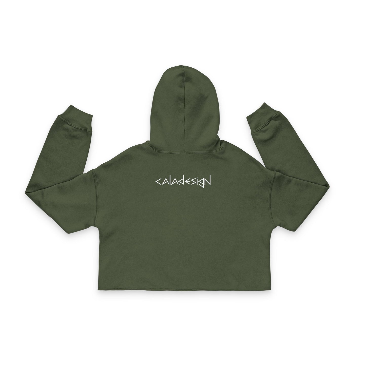 "真実と虚偽" Cropped Women's Sweatshirt Hoodie