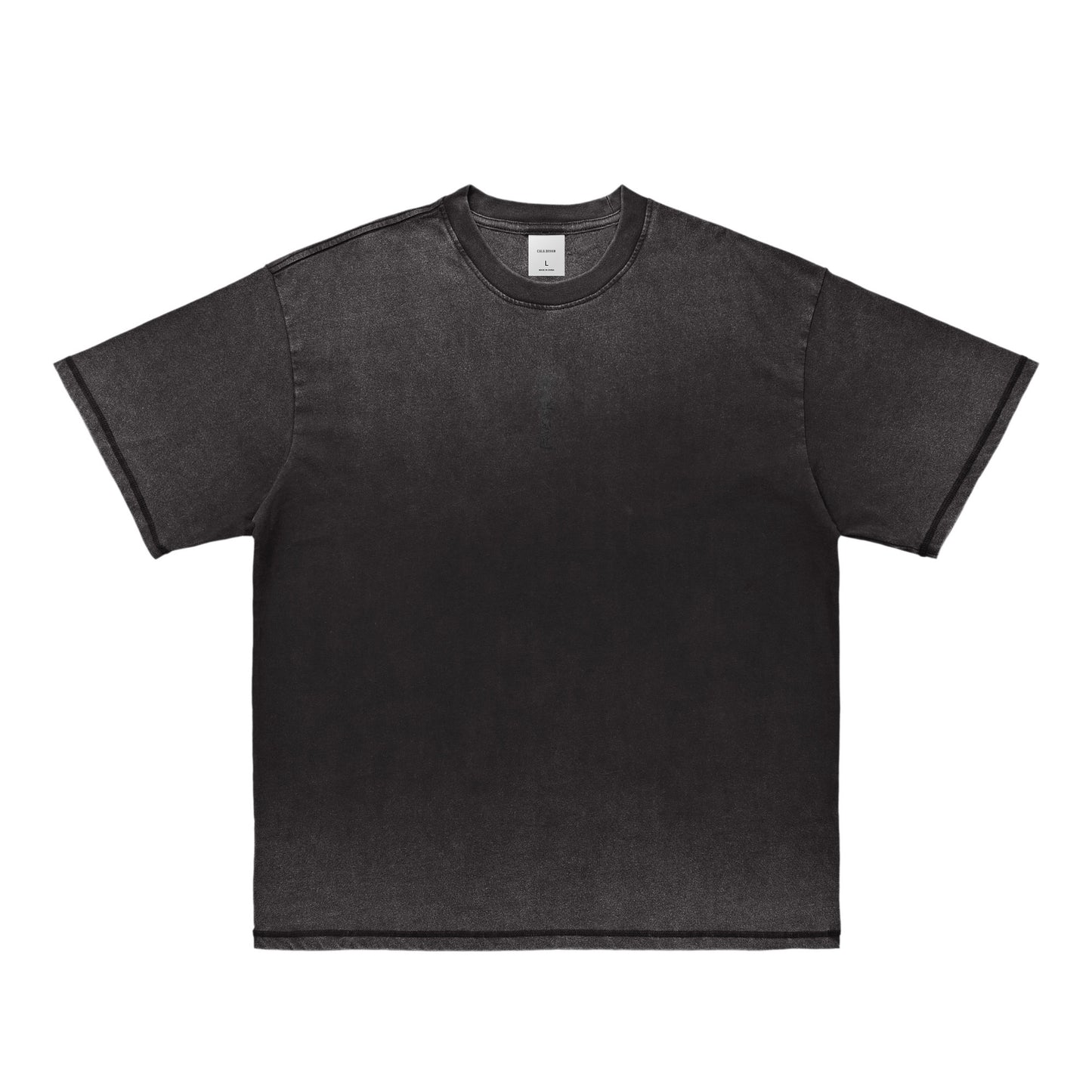 "伽羅意匠" Vintage washed T-shirts 7 colors black image