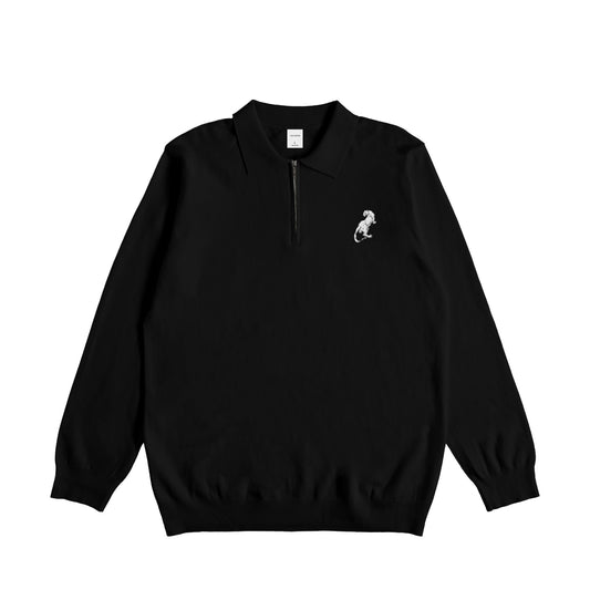 "Panther Knit Polo" 4 colors black image