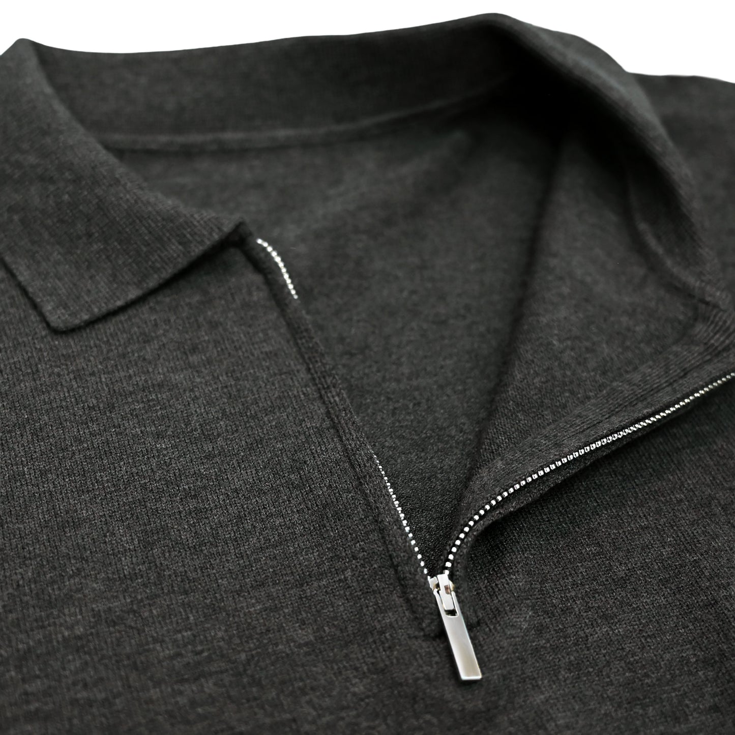 "Panther Knit Polo" 4 colors charcoal image