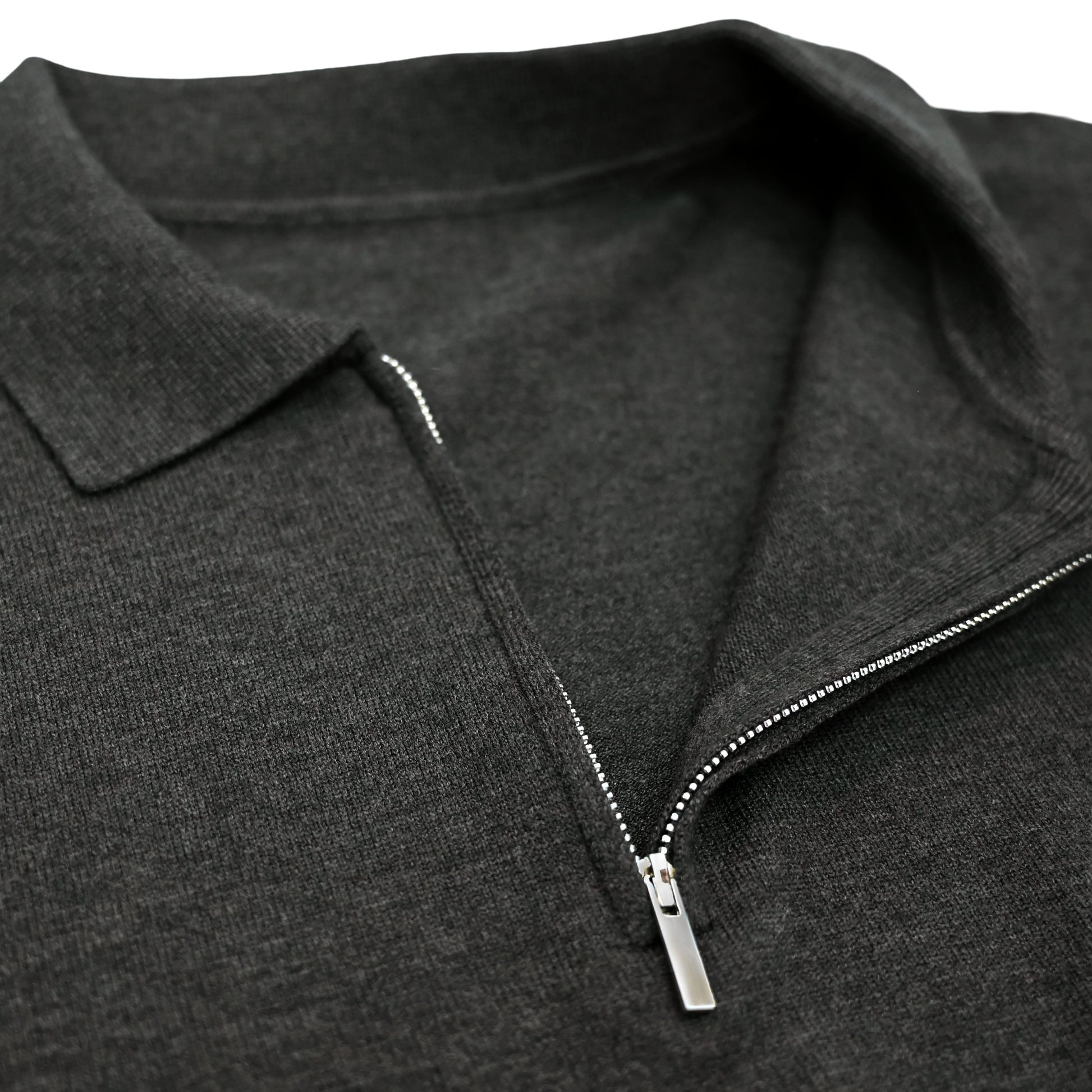 "Panther Knit Polo" 4 colors charcoal image