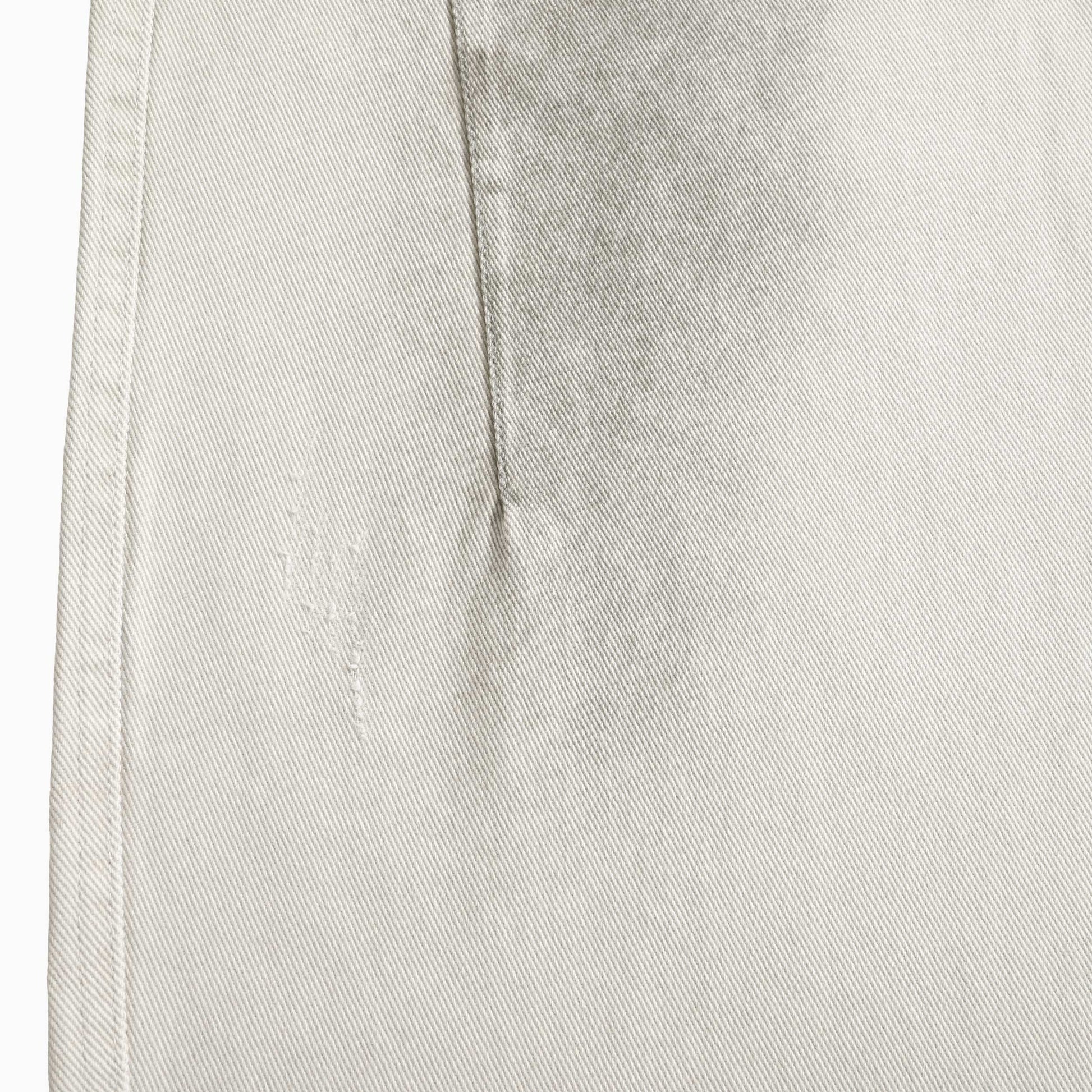 "Logo Washed Wide Denim Pants" 2 colors off-white image