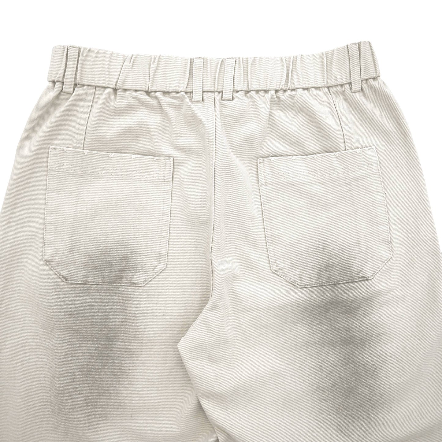 "Logo Washed Wide Denim Pants" 2 colors off-white image