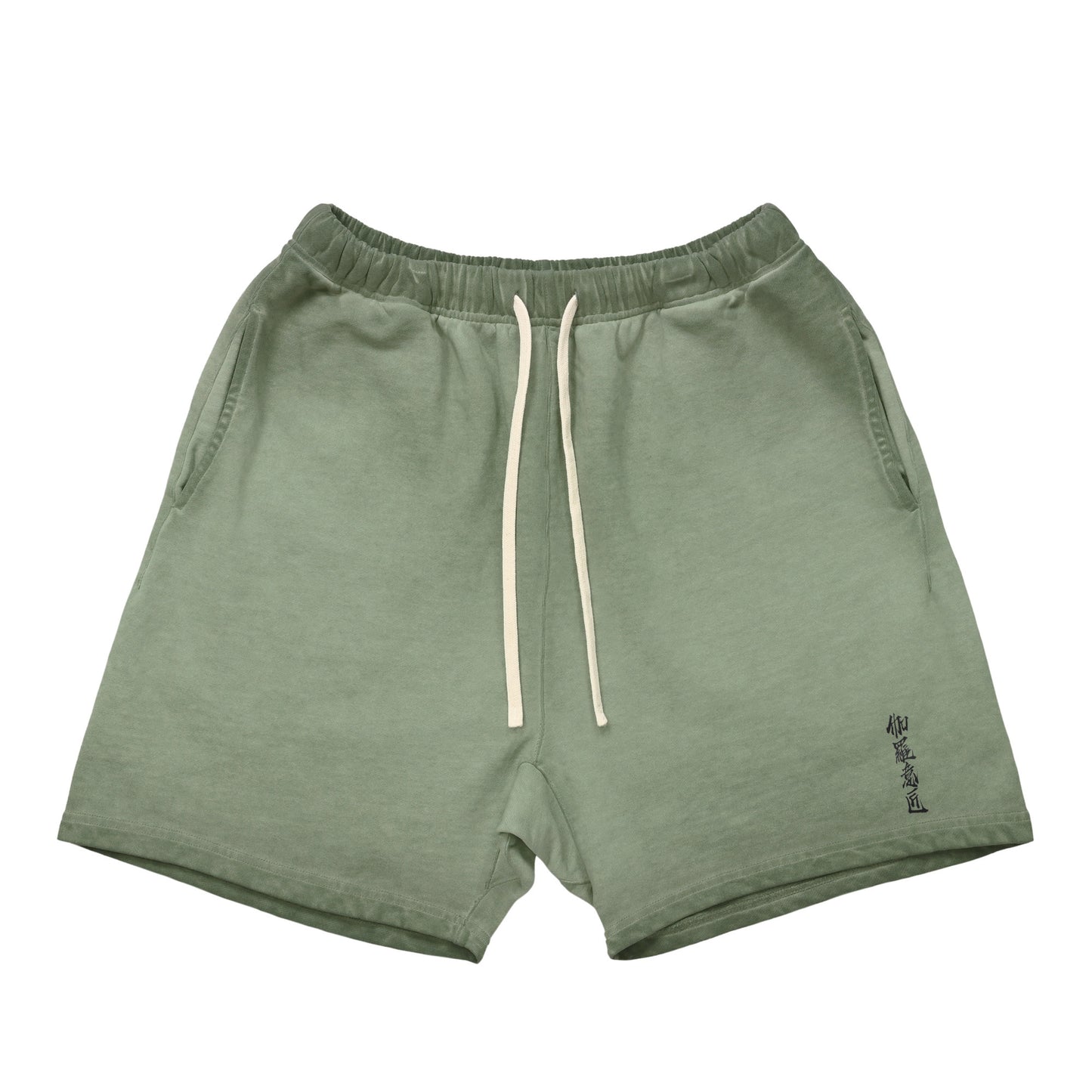 "伽羅意匠" Vintage washed shorts 7 colors green-gray image