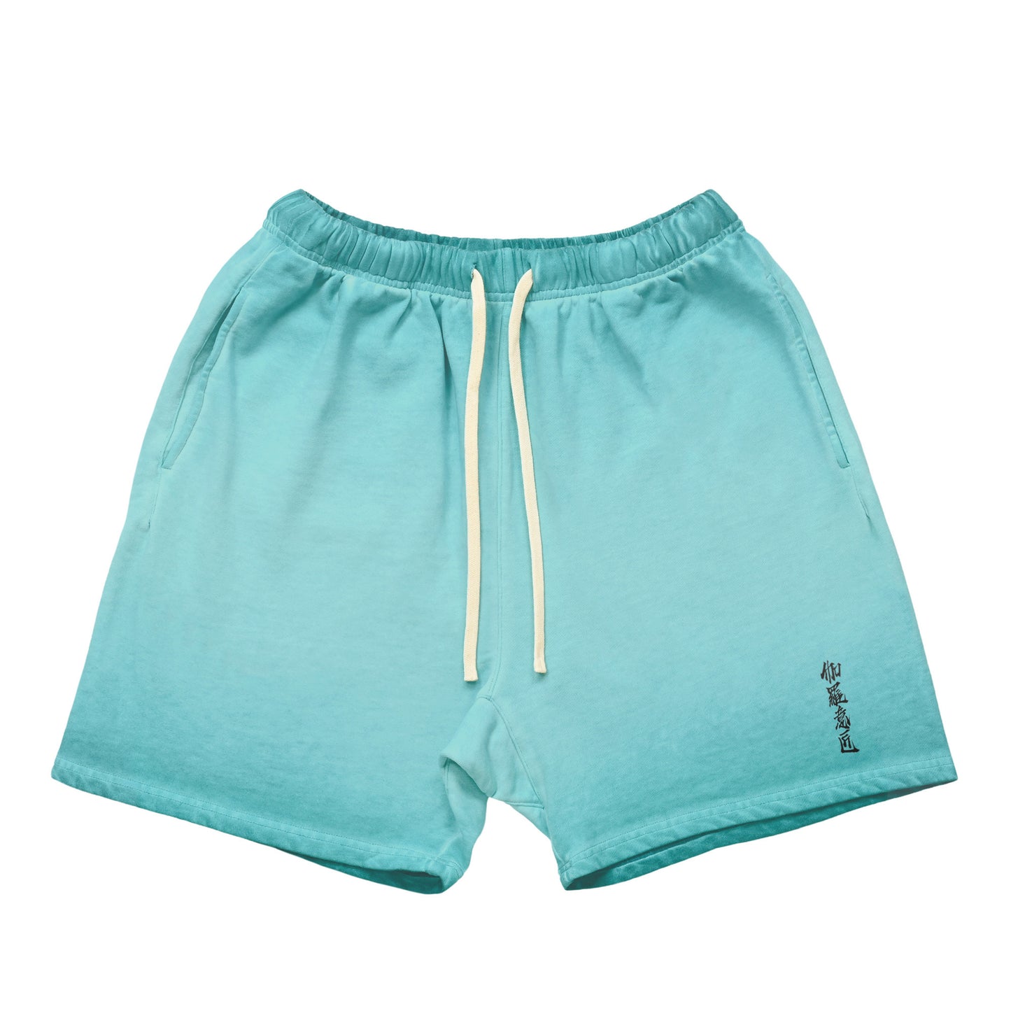 "伽羅意匠" Vintage washed shorts 7 colors turquoise-blue image
