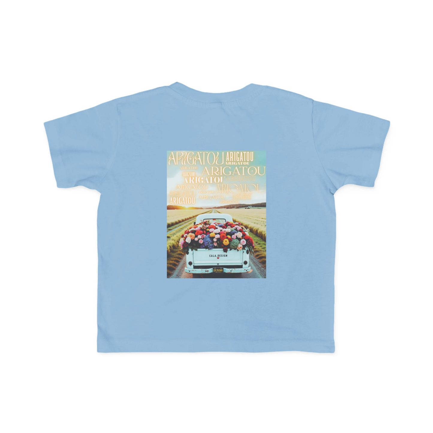 "ありがとうの花束トラック"ジャージーキッズT-shirt 7 colors