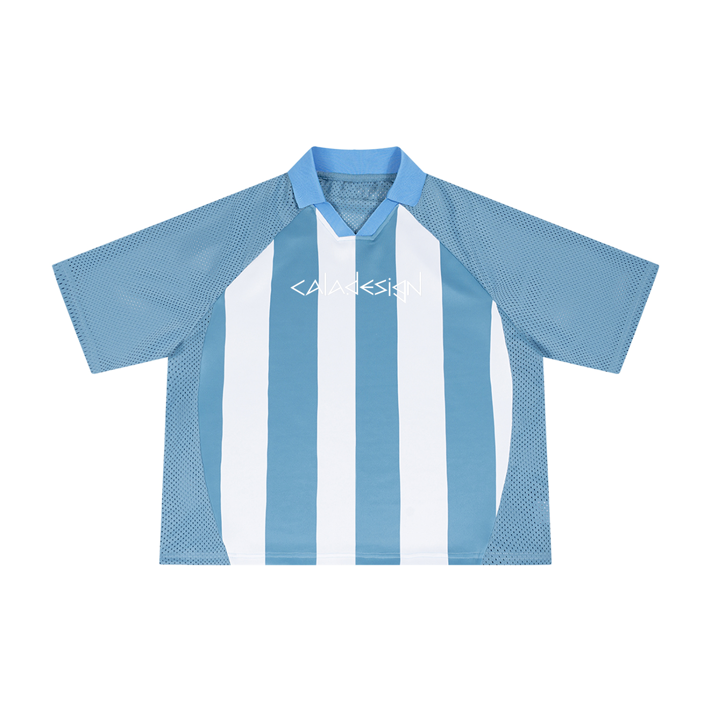 Unisex Striped Mesh Boxy Soccer Jersey 3 colors