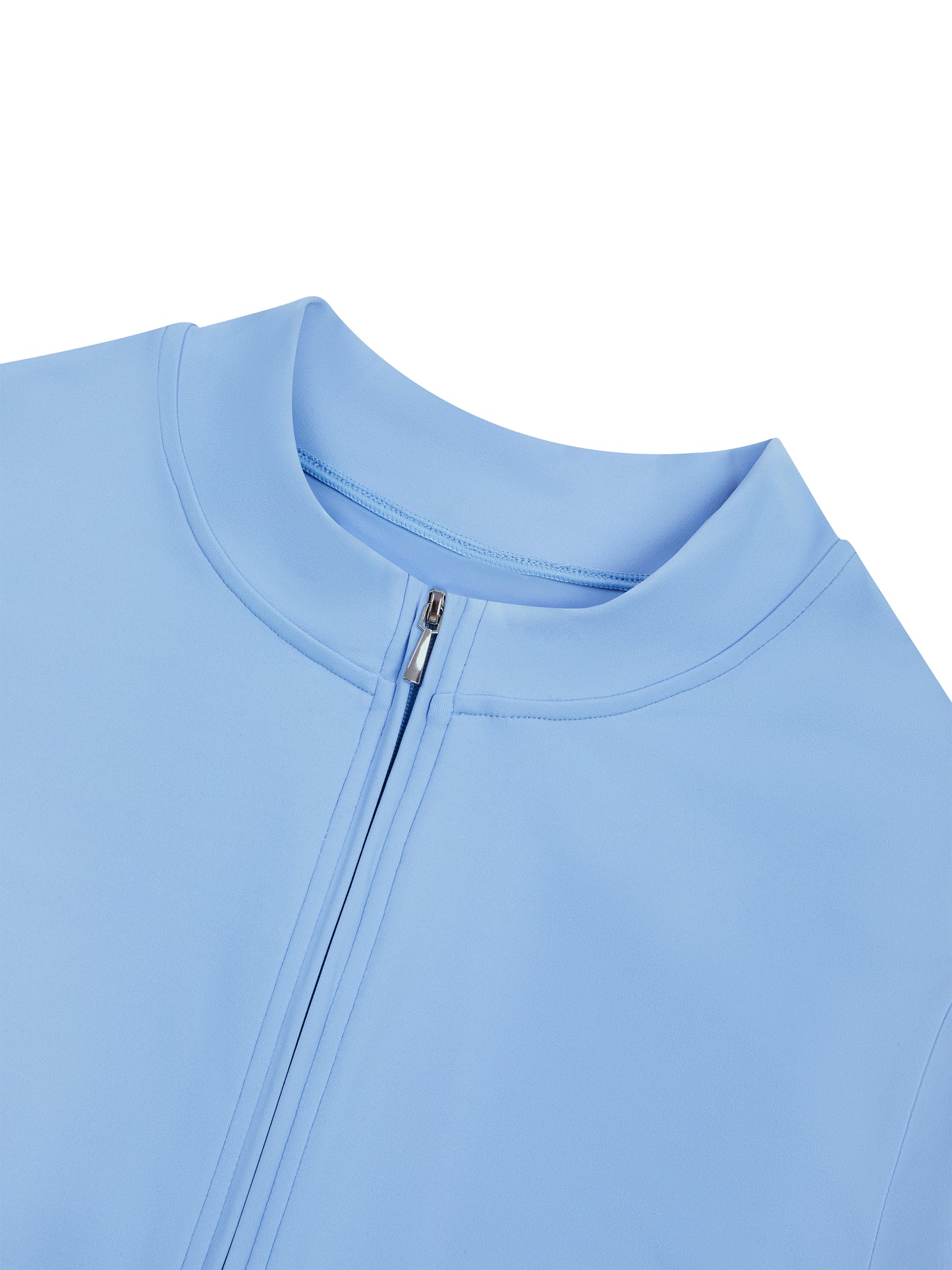 "RIZZ" Women’s Tight Flared Leg Quarter-Zip Jumpsuit 5 colors