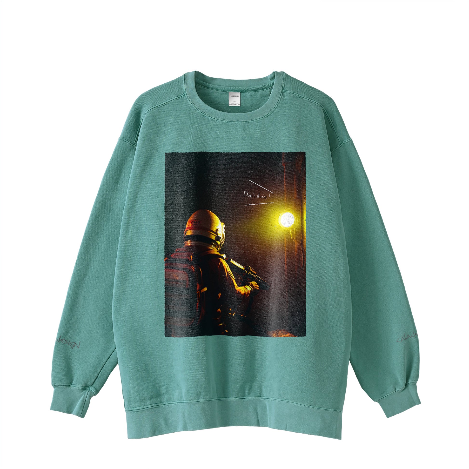 "Don't shoot !" Sweat 5 colors green image