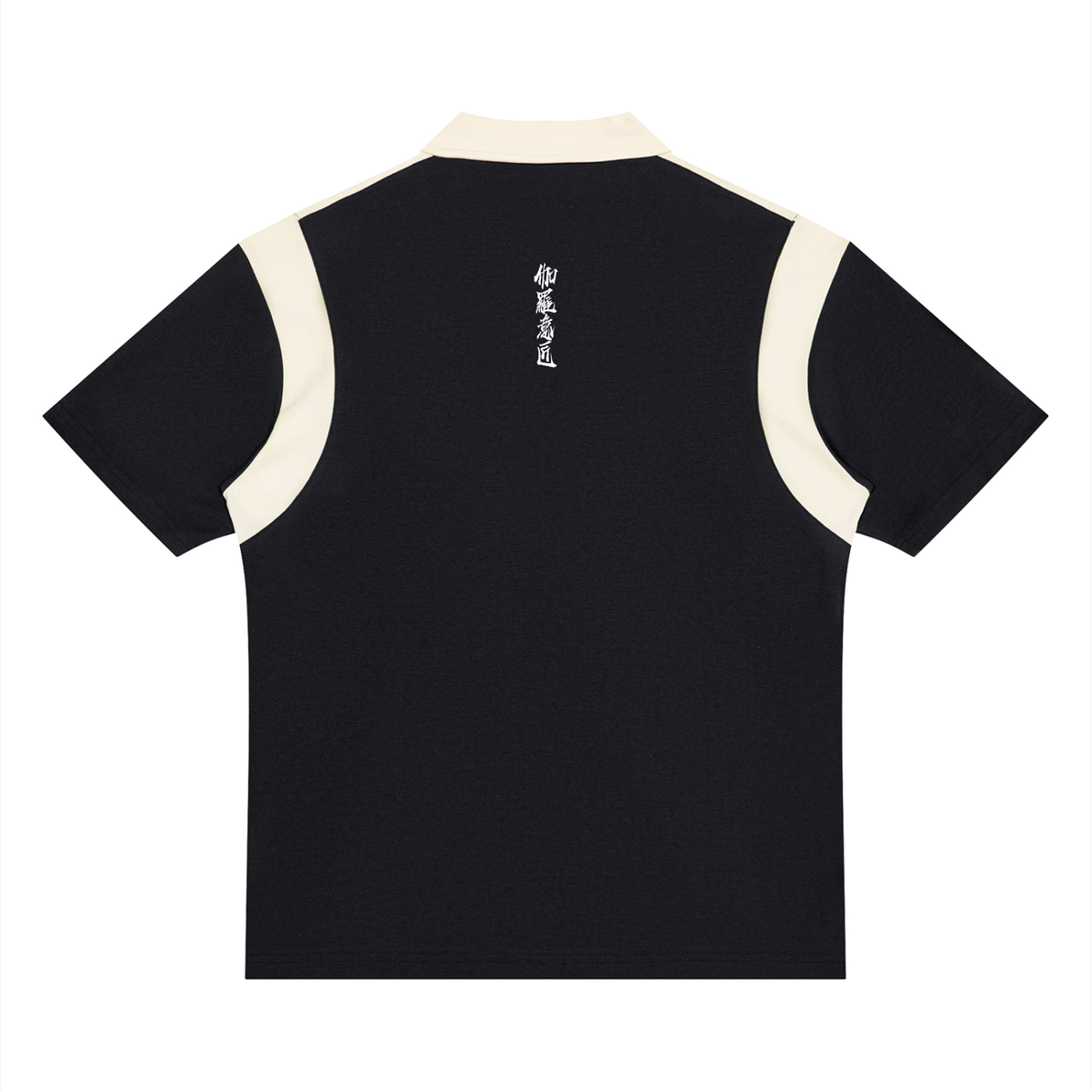 "伽羅意匠" Color Block Quarter Zip Polo Shirt 4 colors